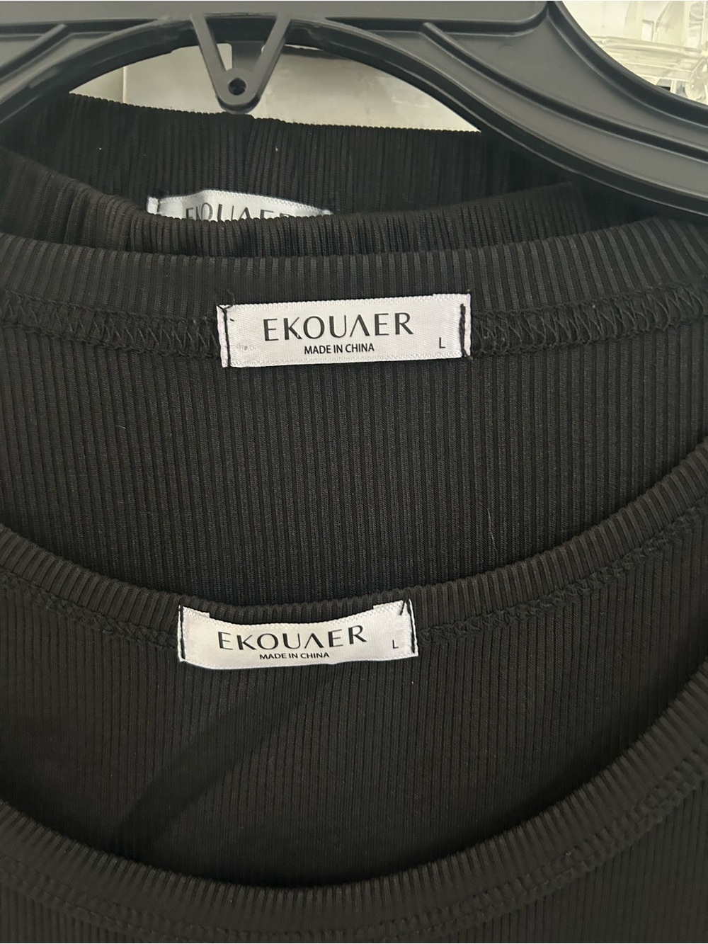 Women's Black 3-Piece Lounge Set - Picture 2 of 9